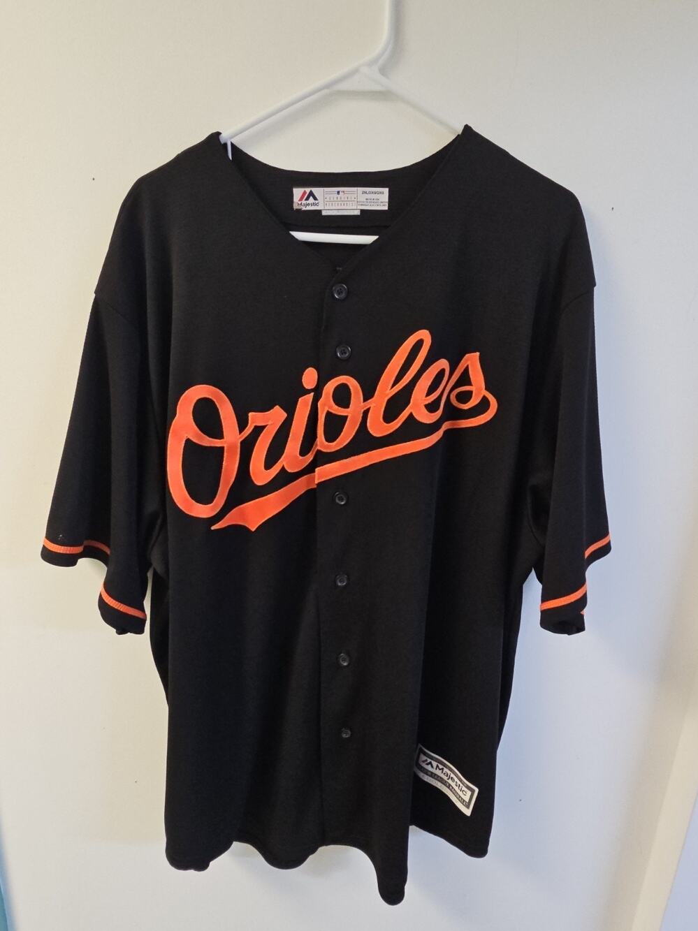 Vintage Manny Machado Baltimore Orioles Majestic MLB Baseball Jersey Black 2XL